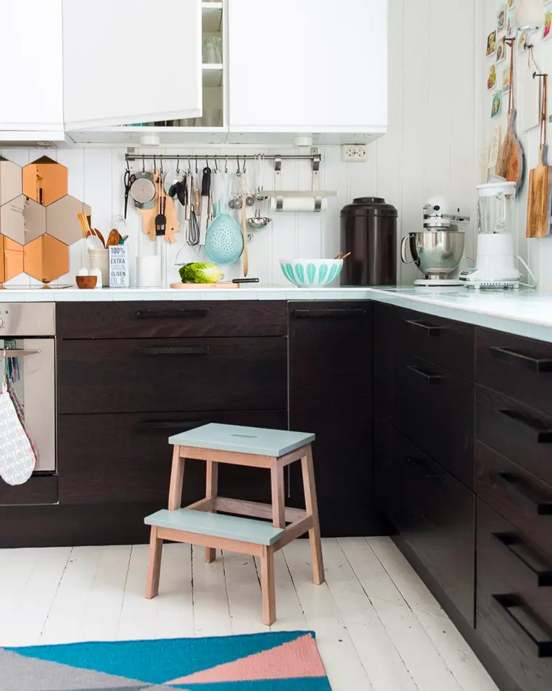deco maison scandinave pastel cuisine