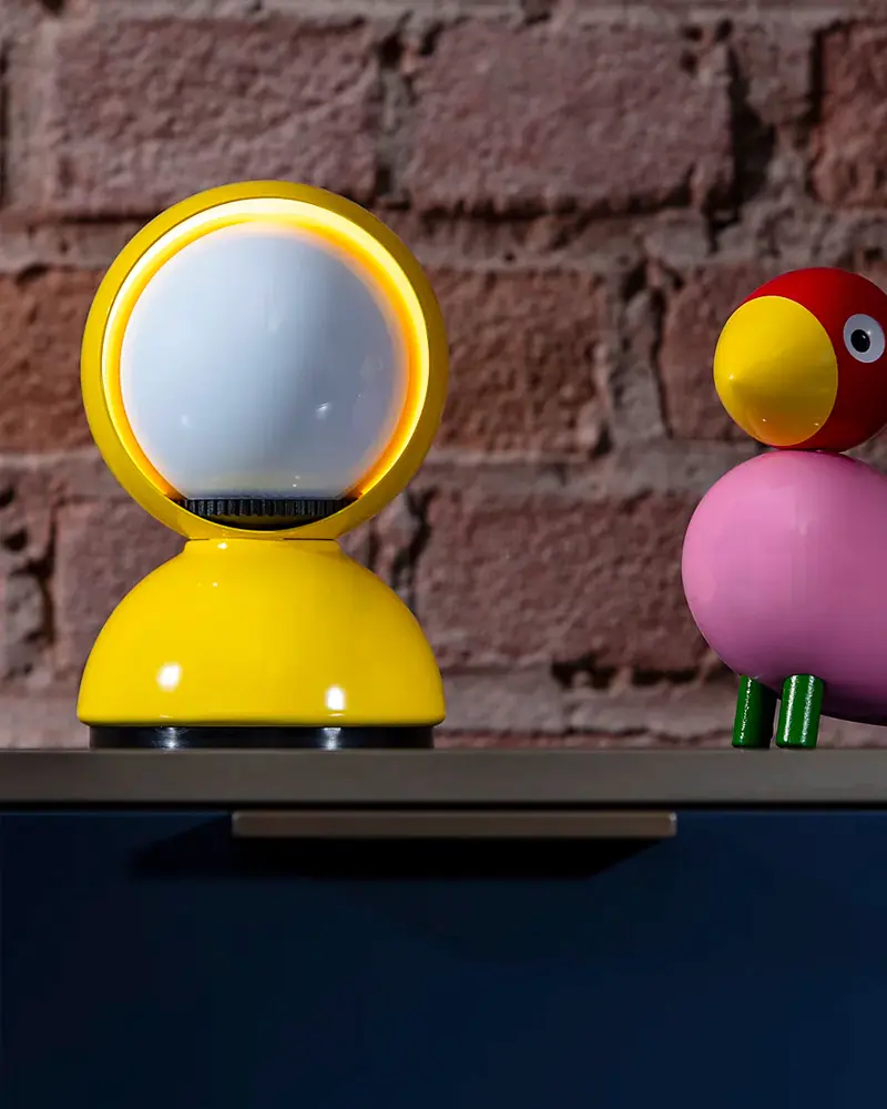 lampe eclisse jaune
