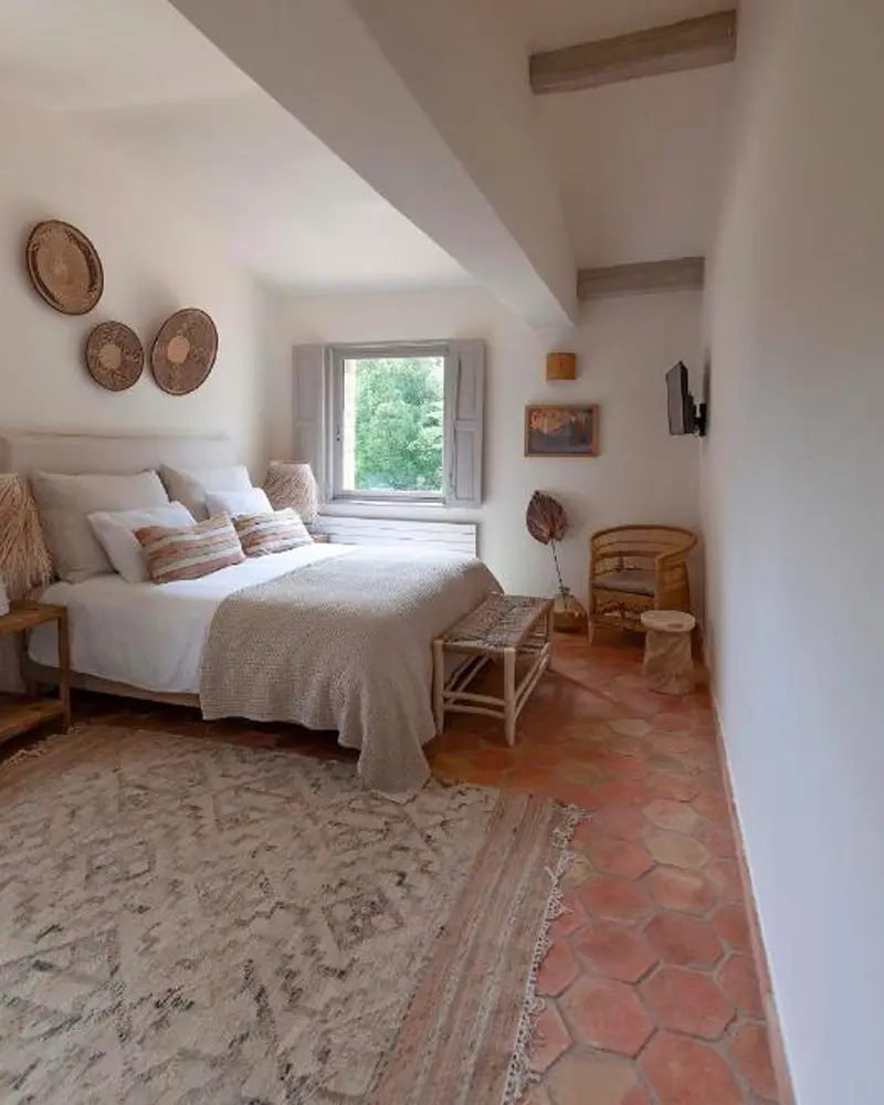 sol terre cuite deco chambre campagne