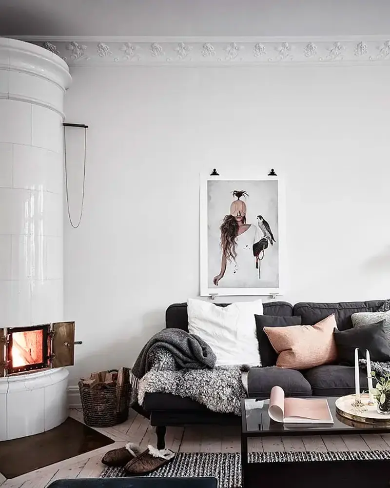deco appartement chic nature salon
