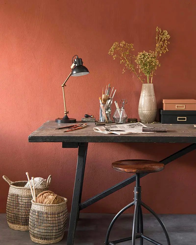 deco bureau terracotta
