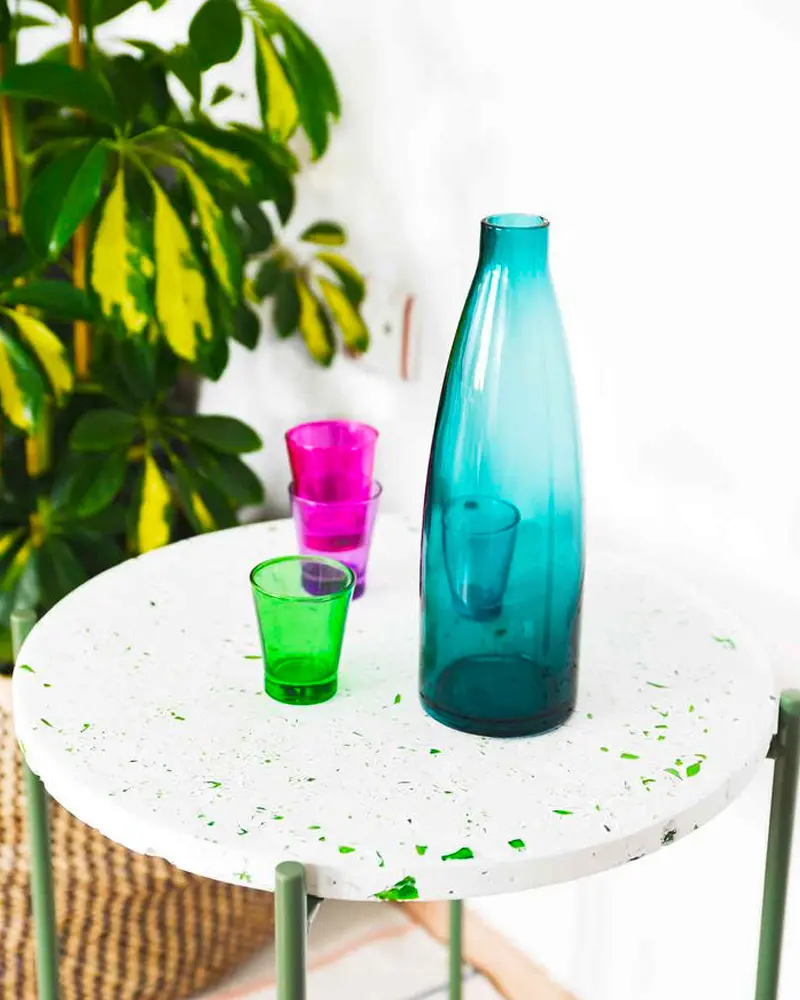 Ikea Hack table gladom terrazzo diy