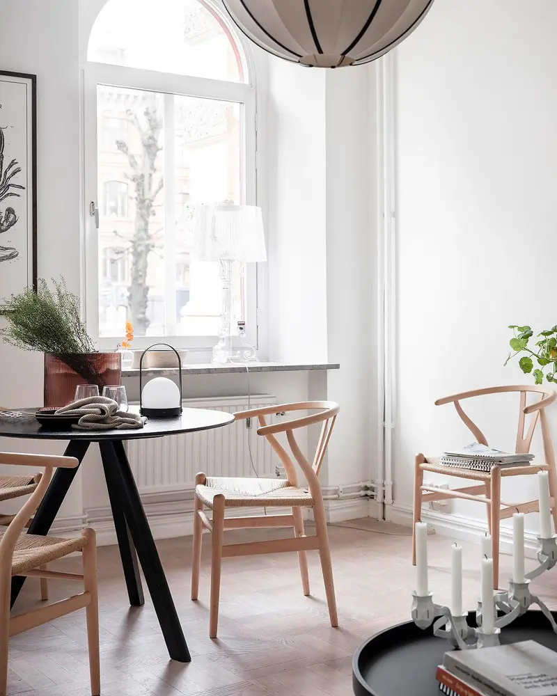 deco appartement zen japandi salle a manger