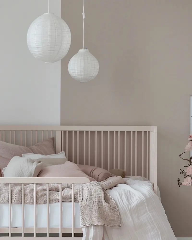 deco chambre bebe beige blanc