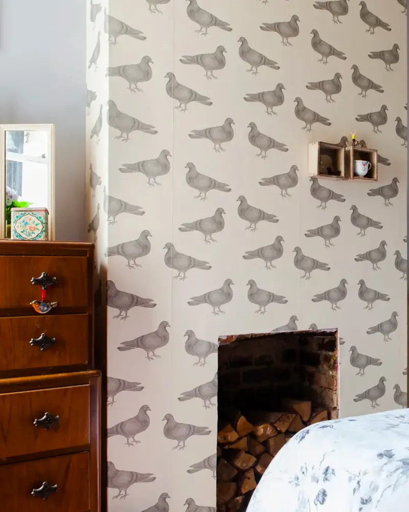 deco maison campagne rose chambre