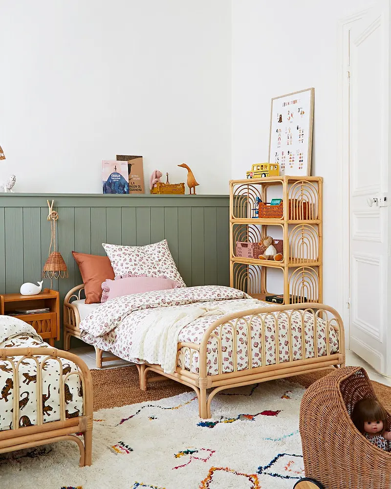 etagere rotin