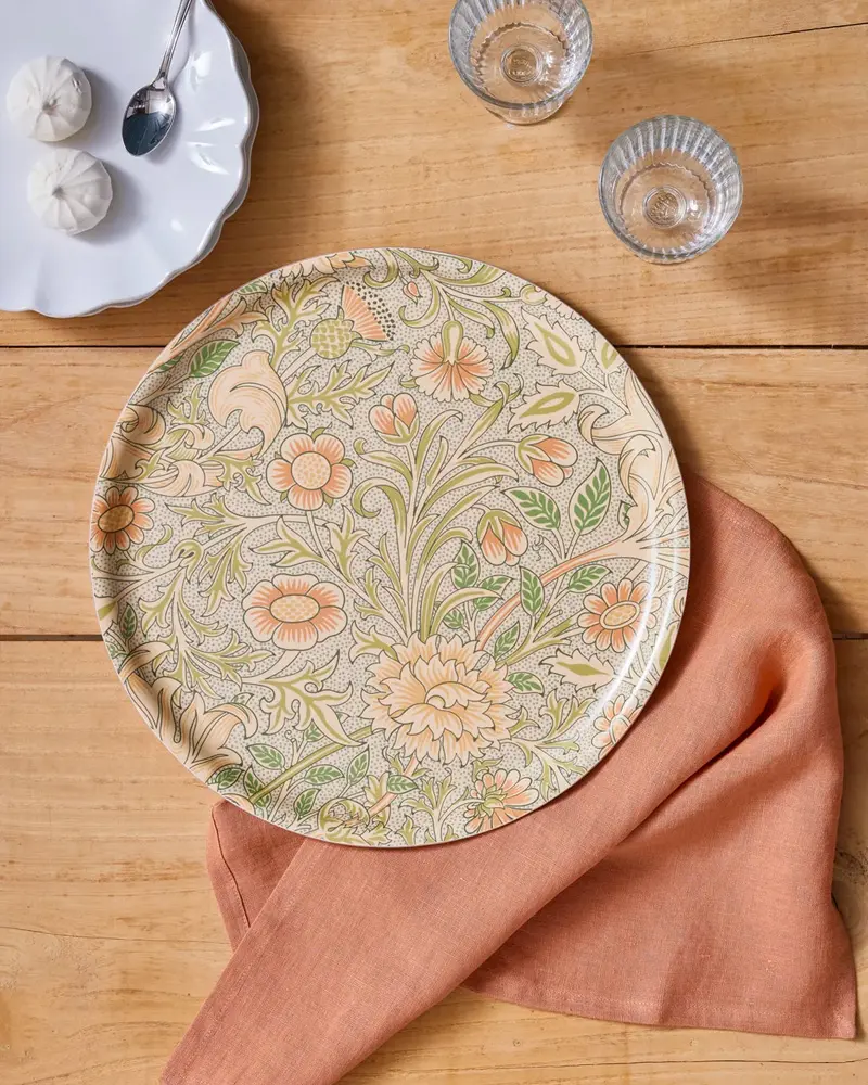 plateau rond William Morris