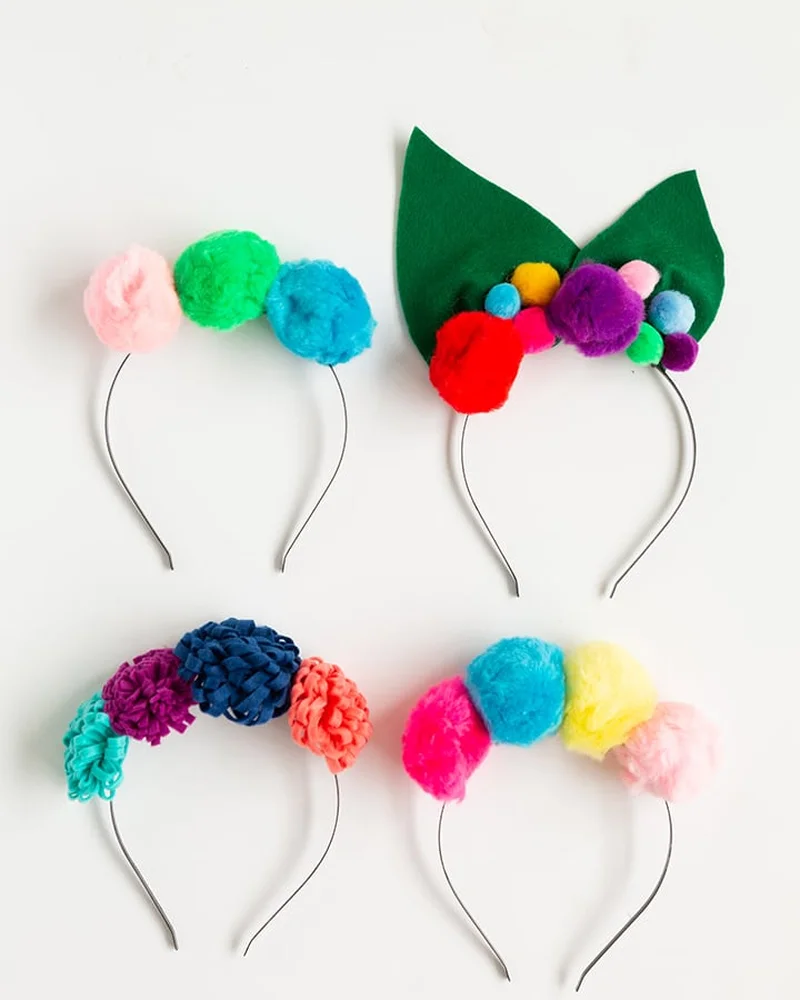 serre tete diy enfant colore