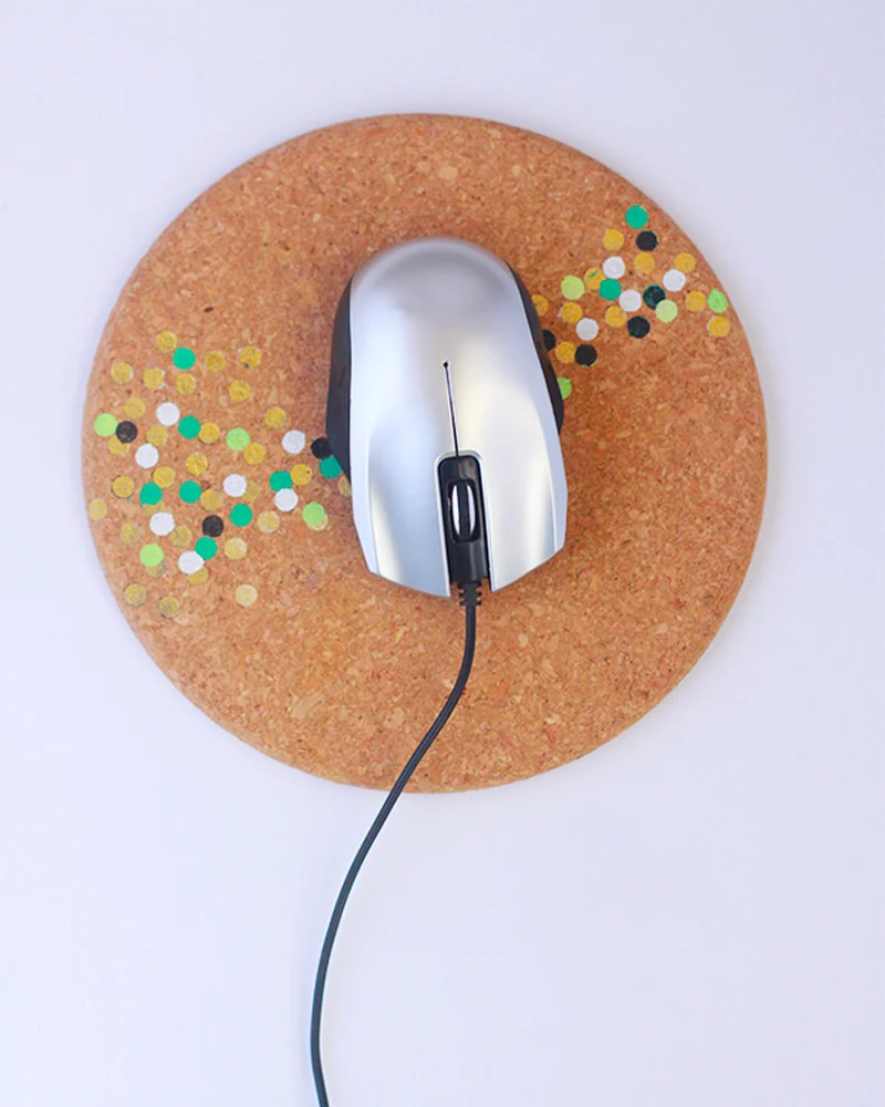 tapis souris pois diy