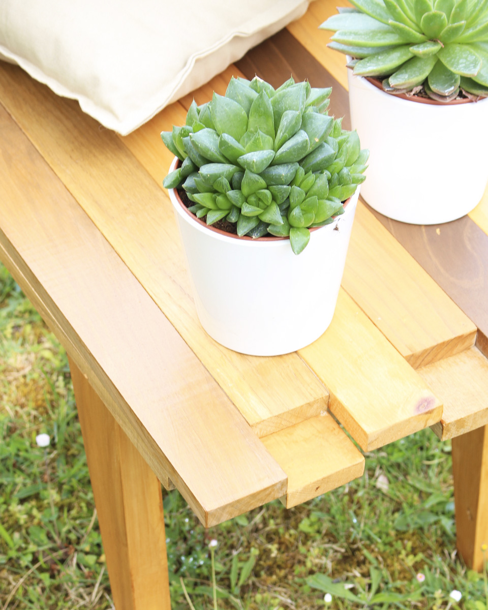 banc jardin palette diy