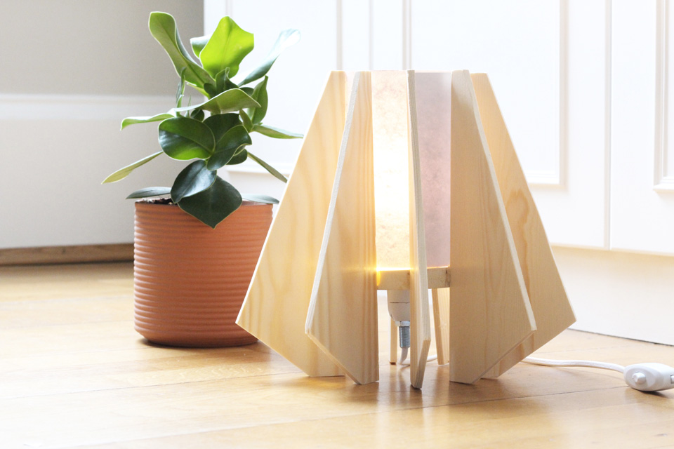 lampe bois diy