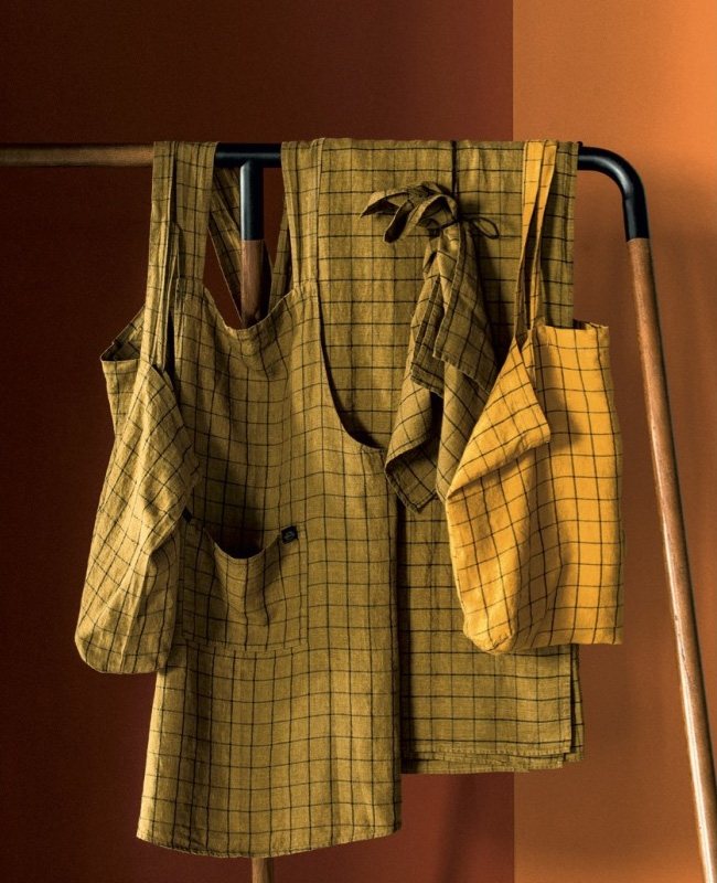 linge lin cuisine torchon bronze