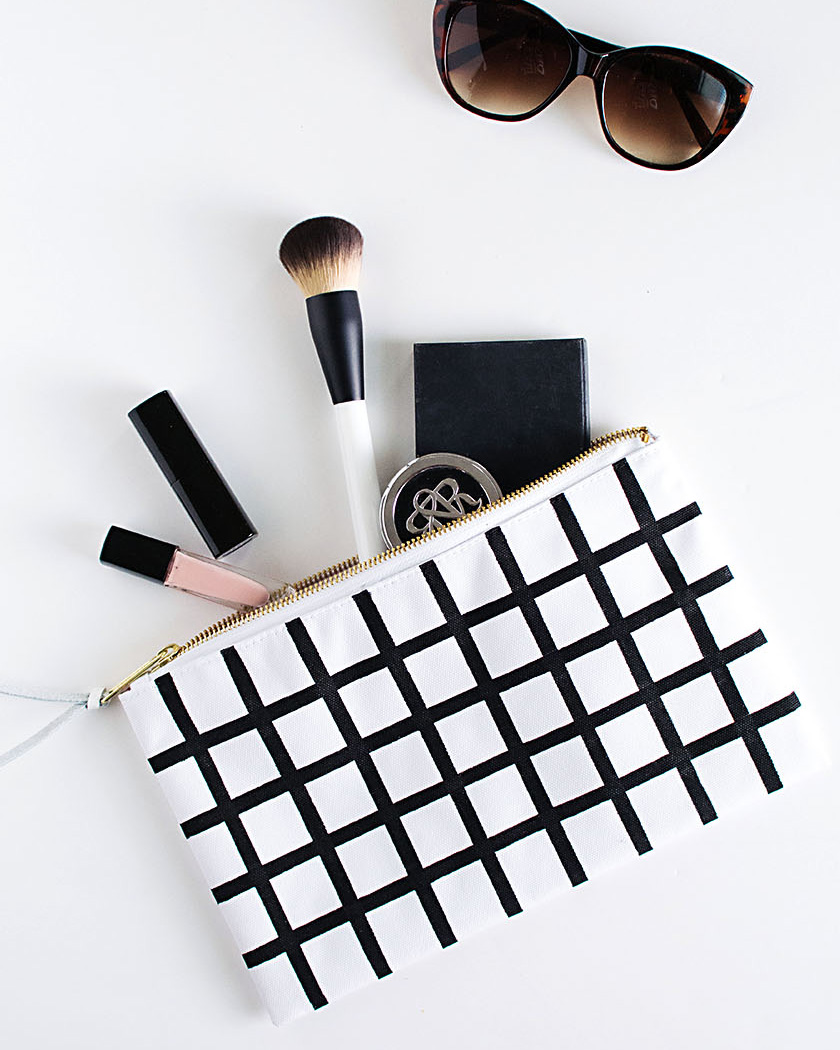 rangement maquillage diy trousse grille