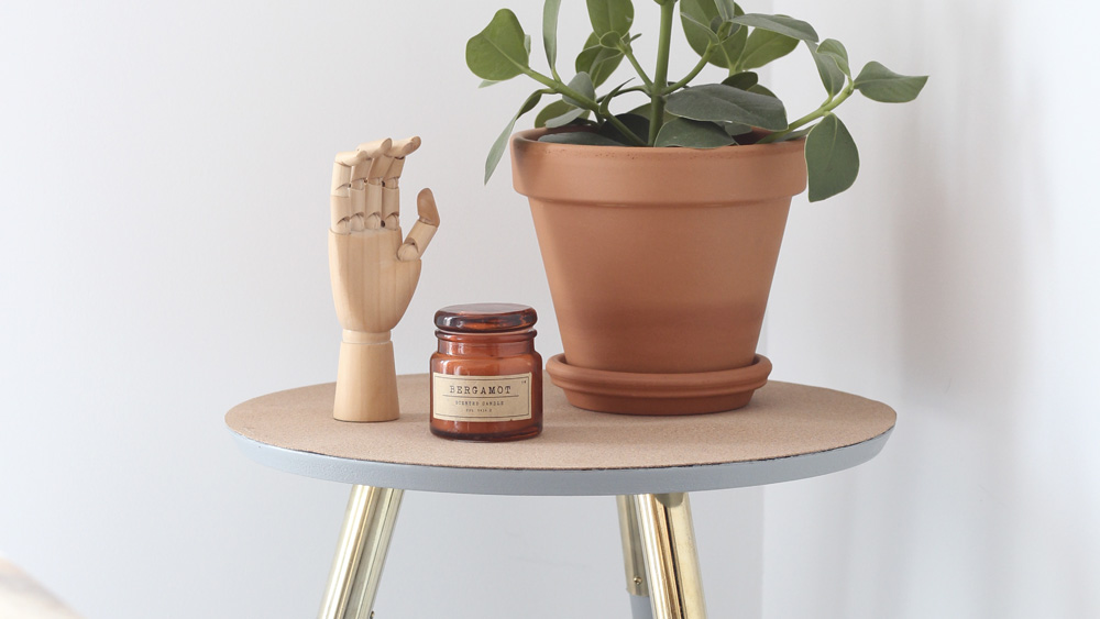 table basse appoint liège diy